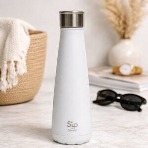 S'ip by S'well White Insulated Water Bottle - 15 oz